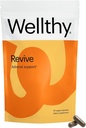 Wellthy Revive Stress Support Capsules - Boost Energy og forbedre Mental Wellness (60 Greve)