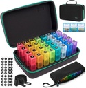 Månedlig Pill Organizer 3 gange om dagen, 31 dag Pill Organizer 3 gange om dagen, Måned Medicin Organizer Box, Medicin Pill bokse med 32 daglige komiteer & Portable 7-dages rejse Medicinsk organisation taske
