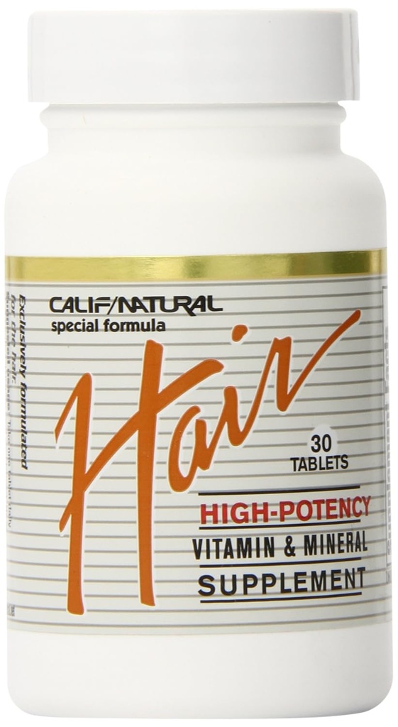 KALIFORNIA NATURLIGT HÅR VITAMIN & MINERAL, 30 TAB
