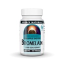 Source Naturals Bromelain, 2.000 GDU / GRAM, Ananas Enzyme, 500 MG - 60 tabletter