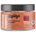 Chewsy 6-in-1 Immune Support Supplement Fruity Chews with Elderberry, Vitamin C, A & D, Zinc & Selenium - 30-Day Supply, Individually Wrapped Immunity Vitamins Chews for Adults and Kids (1)