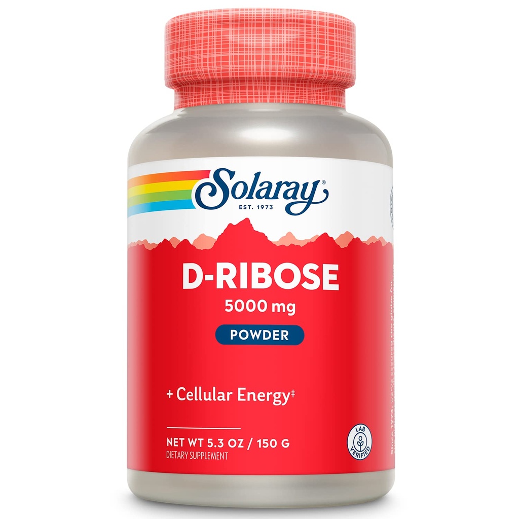 SOLARAY D- Ribose Powder 5000 mg