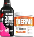 PROSUPPS L- Carnitin 3000 Stimulant Free Liquid Shots (31 Servere, Dragon Fruit) og Thermo Fat Burning Thermogent Powder (25 Servere, Molten Mango) Bundle