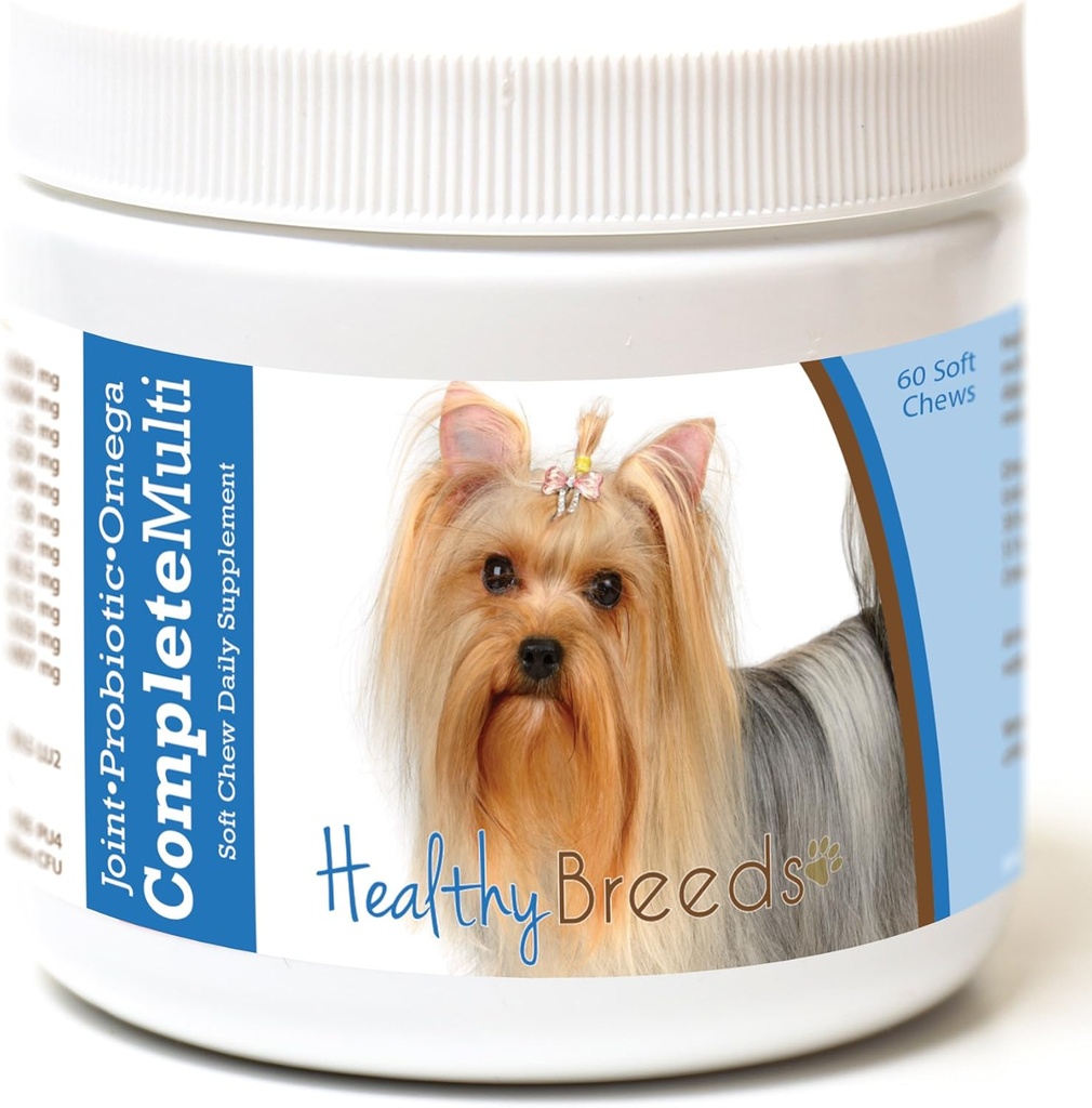 Sunde racer Yorkshire Terrier Alle i én Multivitamin Soft Chew 60 Greve