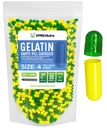 XPRS Nutra Size 4 Empty Capsules - 1000 Count Small Empty Gelatin Capsules Pills - DIY Capsule Filling - Bovine Pill Gel Caps (Green/Yellow)