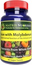 Jern med Molybdæn - Immun og stress support, ANTIOXIDANT sundhed, assister med cellulær vækst - 100% økologisk - Vegan tabletter (60ct)
