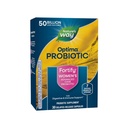 Nature 's Way Fortify Optima Women' s Probiotics, 50 milliarder levende kulturer, 7 Stammer, Understøtter fordøjelse og immunforsvar *, 30 kapsler (Packaging May Vary)