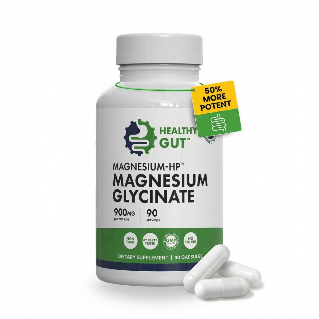 Sund Gut Magnesium- HP Note 124; Ultra Pure Glycinate med Zero Fillers