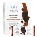 EquiLife - Whole Food Bars, Paleo & Vegan Protein Bars, Organic Nutrition Bars, 6g Protein, Under 200 kalorier, Rich Cocoa Flavor, Travel- Size, Gluten- Free, Soy- Free (Chokolade Brownie, 9 Greve)