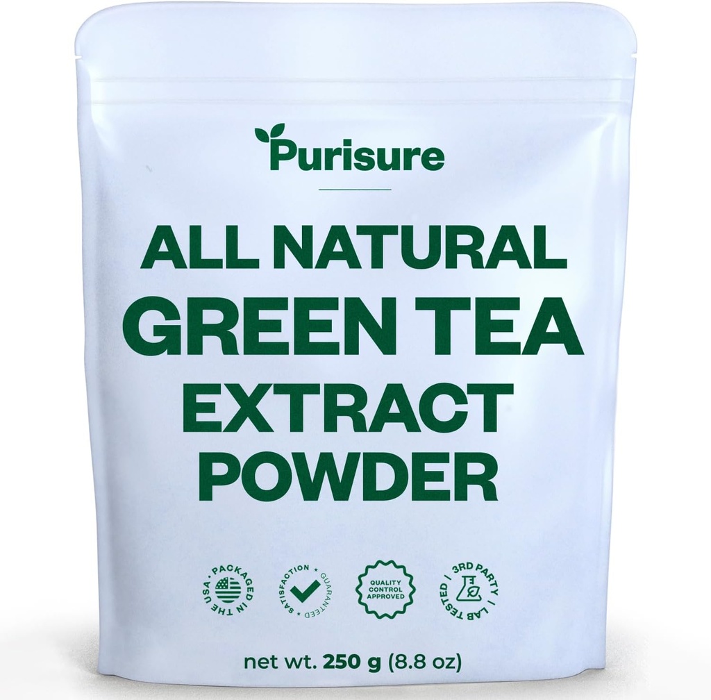Fritid Green Tea Uddrag 124; Pulveriseret te fra Premium Green Leaf Beeg 124; Unsweeted Vegan Tea for Latte & Smoothie Opskrift Note 124; All- Natural Antioxidant Green Tea Powder med EGCG & Polyphenols Beeg 124; 500 Servere