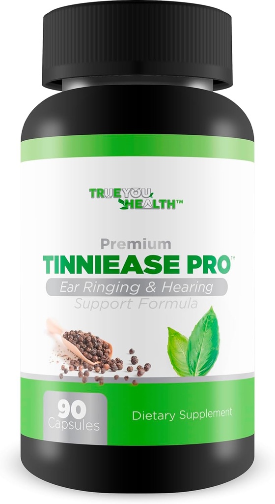 Tinnirease Pro - vores bedste øre Ringing & hørelse Support Formel - Urteøre Ringning Remedy - Ear Ringing Relief for Ringende Øre - Ear Ringing Relief Pills - Ear Ringing Pills - Ringende Øre Behandling