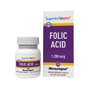 Superior Source Folinsyre 1200 mcg - understøtter hjerte, immunforsvar og nervesystem - 100 Sublinguale tabletter