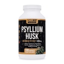 PSYLLIUM Husk kapsler - Premium Psyllium Fiber supplement - fremmer intestinal sundhed og regelmæssighed - 100% Natural Opløselig Fiber 1450mg Per Servering - 240 kapsler