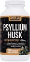 PSYLLIUM Husk kapsler - Premium Psyllium Fiber supplement - fremmer intestinal sundhed og regelmæssighed - 100% Natural Opløselig Fiber 1450mg Per Servering - 240 kapsler