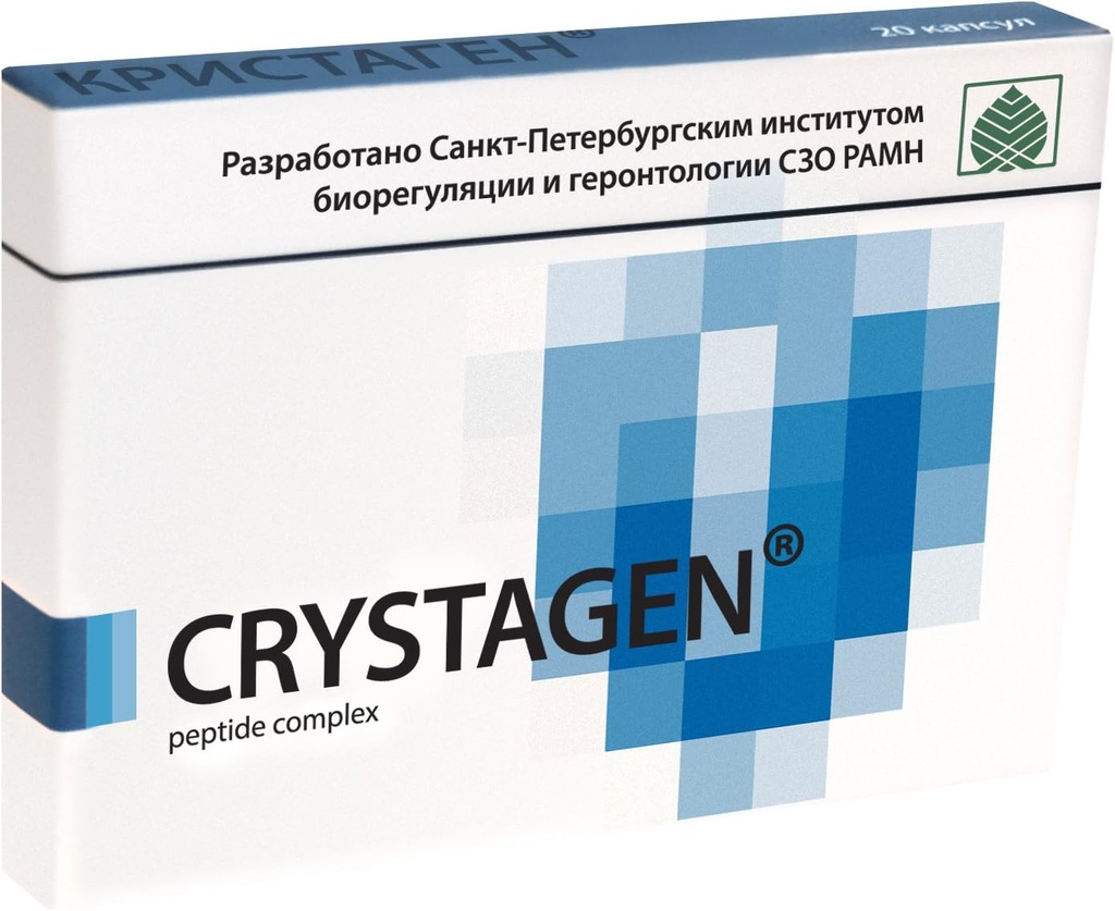 Crystagen - immunsystemet peptid kompleks 60 kapsler