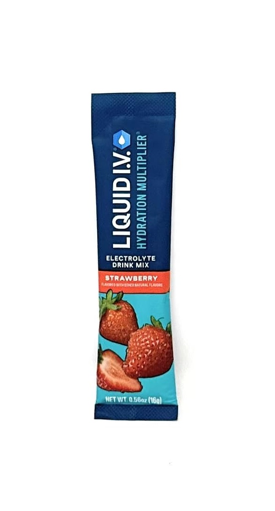 Liquid I.V. Hydration Multiplier, 30 Stick Packs, Strawberry (2 Pack)