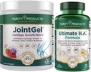 Renhed Produkter Bundle - JointGel (Berry Flavor) + Ultimate HA Joint Gel Berry Powder (Bioactive Collagen Peptider + MSM) - Ultimate H.A. (BioCell Collagen, Quercetin, Hyaluronsyre + Mere)