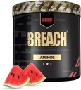 REDCON1 Breach BCAA, Watermelon - Keto Friendly + Sugar Free Essential Aminosyrer til inddrivelse - Indeholder BCAA L-Leucin, L-Isoleucin & L-Valine (30 Servere)