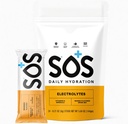 SOS Hydration Electrolyte Powder Drink Mix 124; 24 Servings Beeg 124; Væsentlige vitaminer Lav sukker Keto- venligt-- 124; Mango
