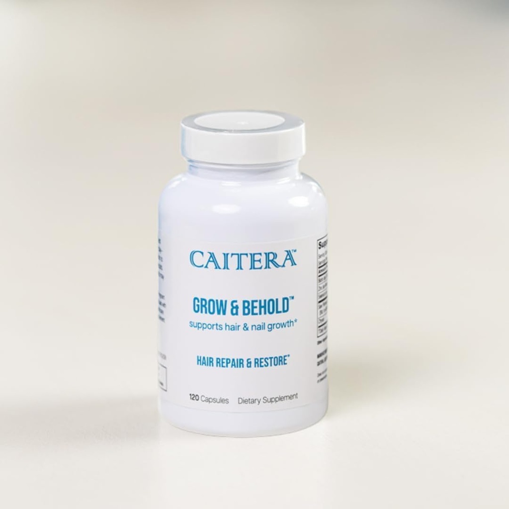 Voks & see; 124; Klinisk testet Kosttilskud til tyndhårede 124; Saw Palmetto, Biotin, Zink & Selenium til støtte hårvækst, Vitality, Shine & Fullness