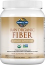 Have of Life Raw Organic Fiber Powder, 30 Servering, 15 Organic Superfoods, Probiotika, Omega-3 ALA, 4g Opløselig Fiber, 5g Uopløseligt for regelmæssighed, Psyllium Husk Free
