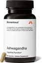 Momentous Ashwagandha Supplement - 300 mg NooGandha Ashwagandha Extract - Kognitiv Performance, Alerness, & Focus Support - NSF Certified for Sport - Vegan - GMO- & Gluten- Free - 60 Servere