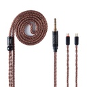YINYOO Earphone udskiftning Kabel 16 Cores Single Crystal Kobber Kabel Earphone Kabel til kz zst zs10-pro zsn- pro- x edx- pro zs10- pro- x dqs cca CRA c10 c12 (2pins, 3,5mm Jack)