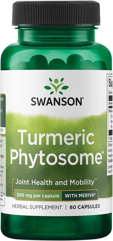 Swanson Turmeric Phytosome with Meriva 500 Milligrams 60 Capsules