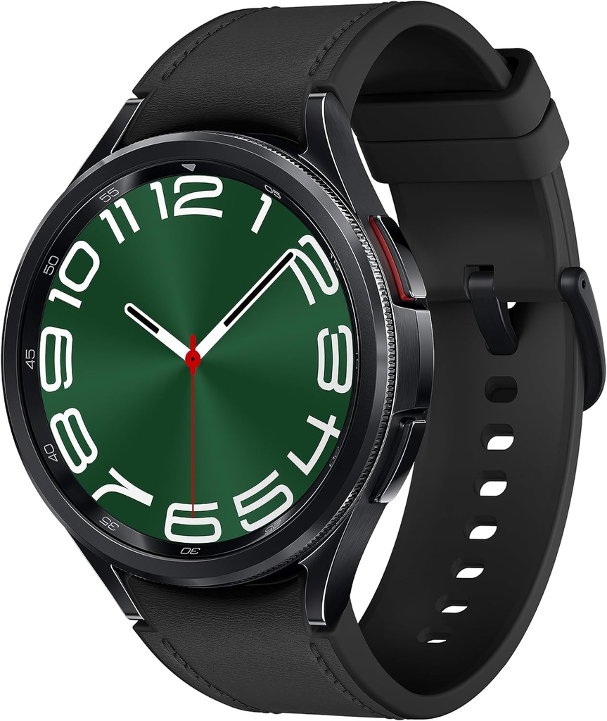 Samsung Galaxy Watch 6 Classic 47mm Bluetooth Smartwatch, roterende Bezel, Fitness Tracker, Personaliseret HR Zoner, Advanced Sleep Coaching, Heart Monitor, BIA Sensor, Health Insights, US Version, Black
