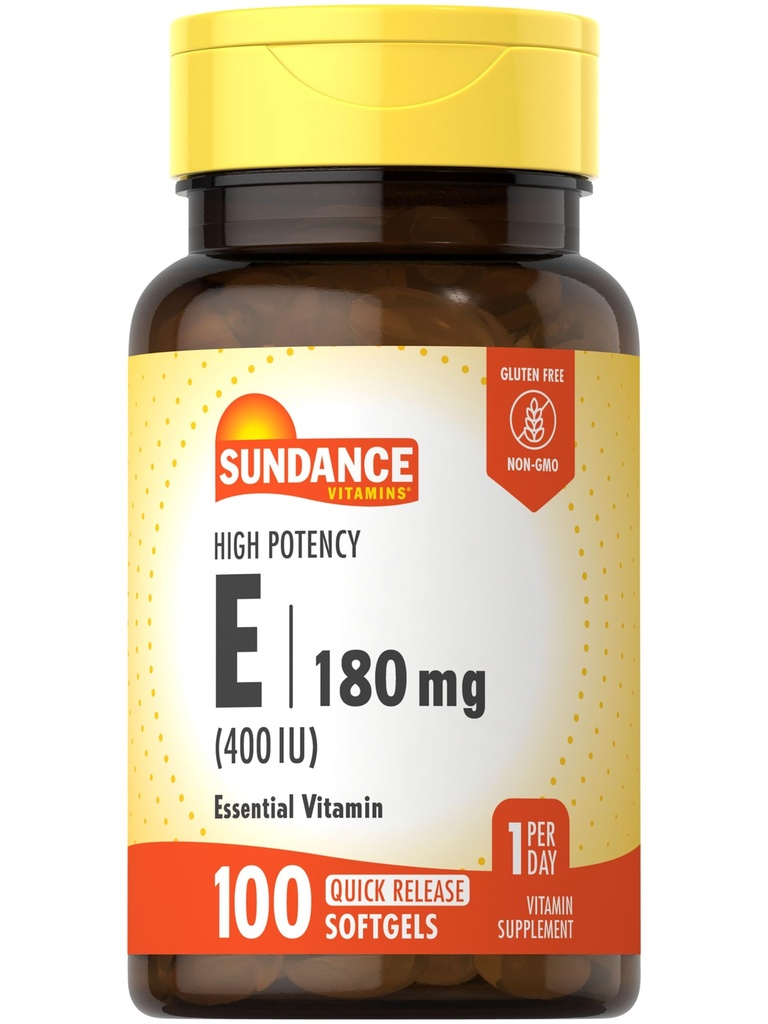 Sundance Vitamin E 180 mg (400 IE)
