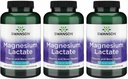 Swanson Magnesiumlactat - Mineraltilskud til fremme af muskel - og benhelbredskontrol - Lactosefri lactat Mineralform til ditle absorption - (120 kapsler, 84mg hver) 3 stk.