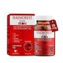 HealthBest høj potens Gentle jernkapsler 100mg • 124; Slow Release Jern til hurtigere absorption, Non- Constipating • 124; C-vitamin, B12, Folate Zink & Selenium til anæmi, hæmoglobin & immunforsvar • 124; 60 Tælling
