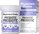 Lægens CHOICE Prebiotic- Probiotic - Multi- Strain Probiotics & Synergistic Prebiotics - Designet til fordøjelse, Støtte Gut Microbiome - Kraftfuld PrePro for Gut Health - for kvinder og mænd