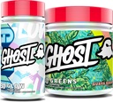 GHOST Bundles - Grønne Superfood Powder (Guava Berry) & Glow Kapsler Skønhed og Detox support