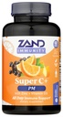 Zand Immunity Super C + PM, Nighttime Immunsupport Plus Melatonin, 1000 mg PureWay-C Vitamin C, Zink, D3 & Elderberry, Forbedret Absorption - 60 tabletter, 30 Servere