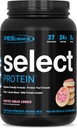 PEScience Select Protein Powder, Whey og Casein Blend, Clean Protein Powder for kvinder og mænd, Lav kalorie, Lav Carb, Keto Friendly, Gluten Free - Frosted Sugar Cookie - 27 Servering