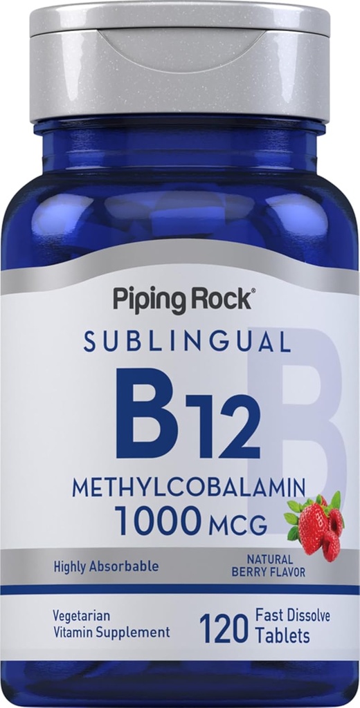 Piping Rock Vitamin B12 1000 mcg Sublingual