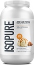 Isopure Zero Carb 100% Pure Whey Isolate Protein Powder, Lactose Free, Gluten Free, Med vitaminer, Vanilla Saltet Caramel, 25g Protein Per Servering, 3 Lbs, 42 Servering (Packaging May Vary)