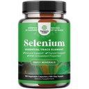 Gær Free Selenium 200mcg kapsler - High Potence Selenium supplement til Immunity Antioxidant og Thyroid Support Essential Trace Mineral - Vegan non-GMO Gluten Free & Made in The US (100 Servere)