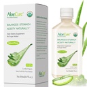 AloeCure USDA Organic Aloe Vera Juice Made within 12 timer af Høsten - Pure Aloe Juice Natural fordøjelsestillæg til støtte fordøjelse, immunsystem og balanceret mave syre, 500ml flaske