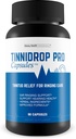 Tinnidrop Pro Kapsler - Vores bedste Tinnitus Relief til Ringende Ører - Tinnitus Aid - Naturlig Tinnitus Behandling - Øre Health Vitaminer til Tinnitus -Tinnidrop Tinnitus Relief Spray Supplement Kapsler