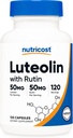 Nutricost Luteolin med Rutin Complex 100 mg (50mg Luteolin, 50mg Rutin) 120 Kapsler - Vegetarisk, Non- GMO, Gluten Free