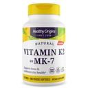 Sund oprindelse Vitamin K2 100 mcg (MK- 7, Non- GMO, Gluten Free, Cardiovascular Support, Ben Support), 180 Veggie Gels