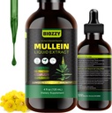 Generisk Mullein Drops til Lungs Mea124; Mullein Leaf Extract for Respiratory and Lungs Support Measurement 124; Mullein Extract Supplement Liquid