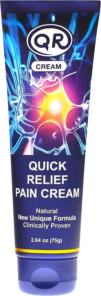 Hurtig Relief Pain Cream med Mannitol og Menthol giver effektiv Relief for Neck, Tilbage, Skulder, Arme, Finger, Knee, Foot og Nerve Smerte, eller Itch, 2,64 oz