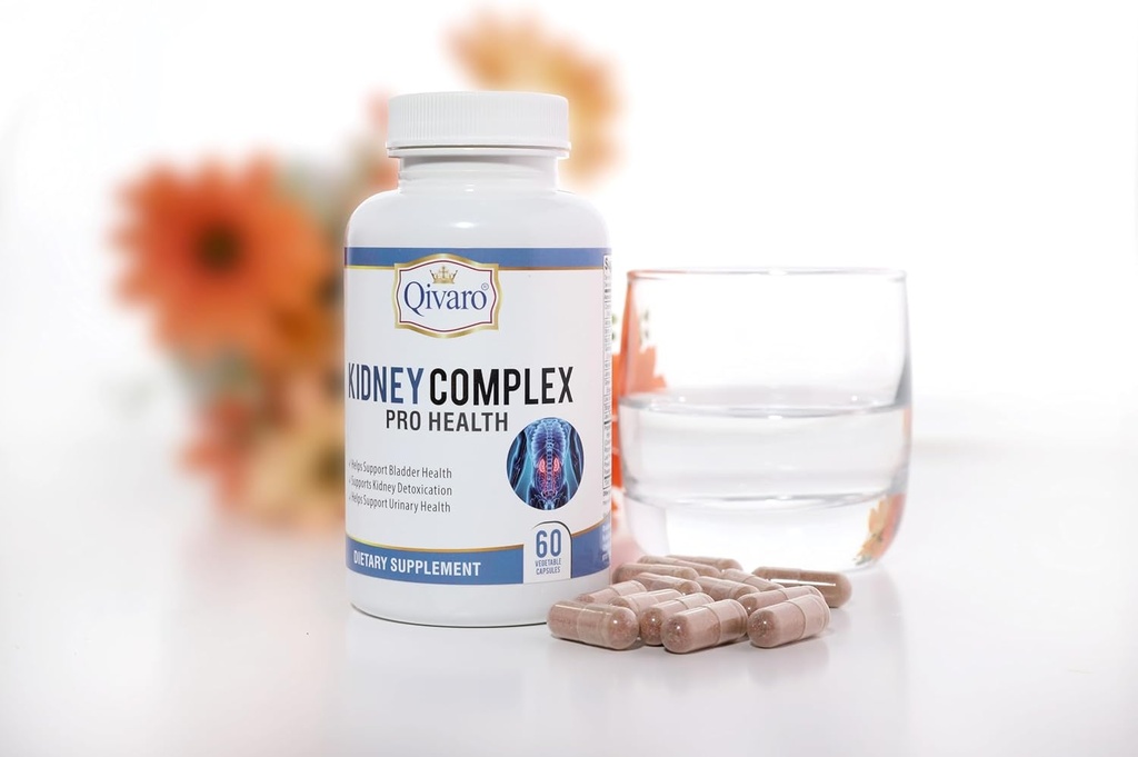Nyre Complex Pro- Health - Nyre Support - Nyre Health Support Formel med Cranberry Extract - Hjælper støtte sunde Nyrer & Urinary Tract - 60 Vegetabilske kapsler