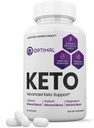 Justified Laboratories Optimal Max Keto piller 1275MG Ny & forbedret formel Indeholder Apple Cider Vinviron Extra Virgin Olivenolie Powder Green Tea Leaf 60 kapsler