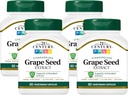21. århundrede Grape Seed Extract Veg Capsules, 60 Count (21378) (Pack of 4)