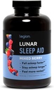 Legion Lunar Natural Sleep Aid tyggetabletter med Melatonin, L-Glycin, 30 Servering