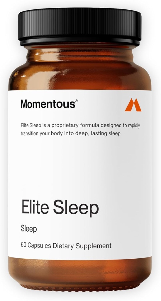 Momentous Elite sovekapsler - Vegan - Gluten- Free - NSF Certificeret til sport - 30 Servere